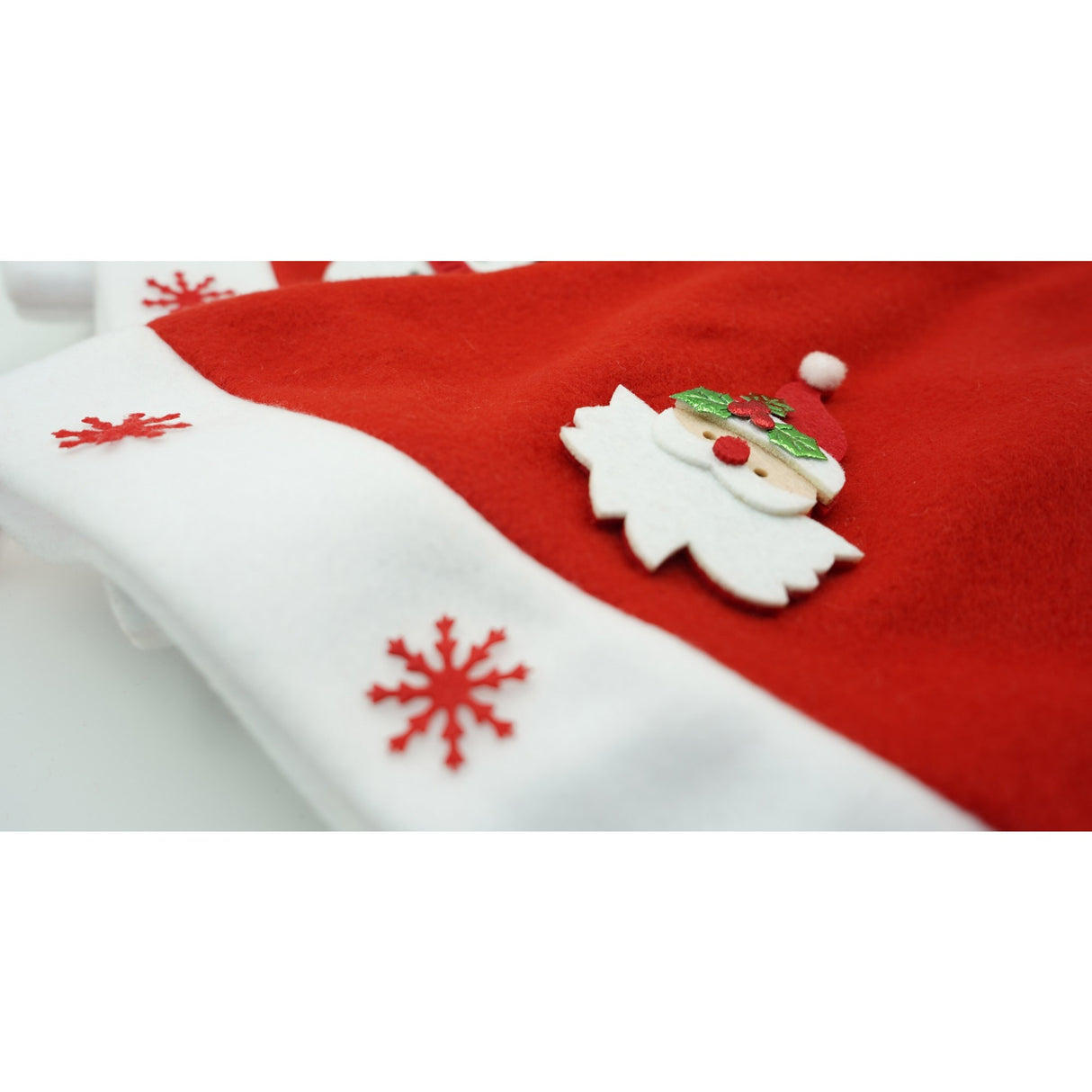 Caciulita De Mos Craciun,Cu, Rosie, Marime Universala, Material Textil