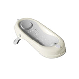 Cada de Baie Pliabila, Vivimall, cu Suport, Indicator de Temperatura, 0-8 Ani, din PP+TPR, 45 l Capacitate, 80 x 50 x 23 cm, Gri