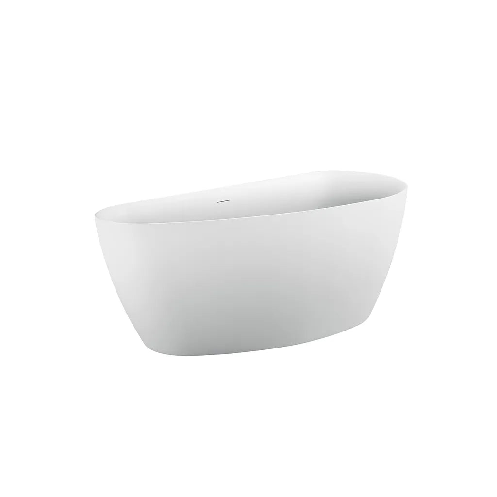 Cada Freestanding, Semi-Ovala, Acril, A - vivimall.ro