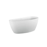 Cada Freestanding, Semi-Ovala, Acril, A - vivimall.ro