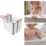 Cada Pliabila Pentru Baie, Din Pp+Tpe, Pentru Copii +6 Luni, Model Ursulet, Scaun De Interior, Detasabil, 82 X 50 X 54 Cm - vivimall.ro