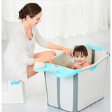 Cada Pliabila Pentru Baie, Din Pp+Tpe, Pentru Copii +6 Luni, Model Ursulet, Scaun De Interior, Detasabil, 82 X 50 X 54 Cm - vivimall.ro