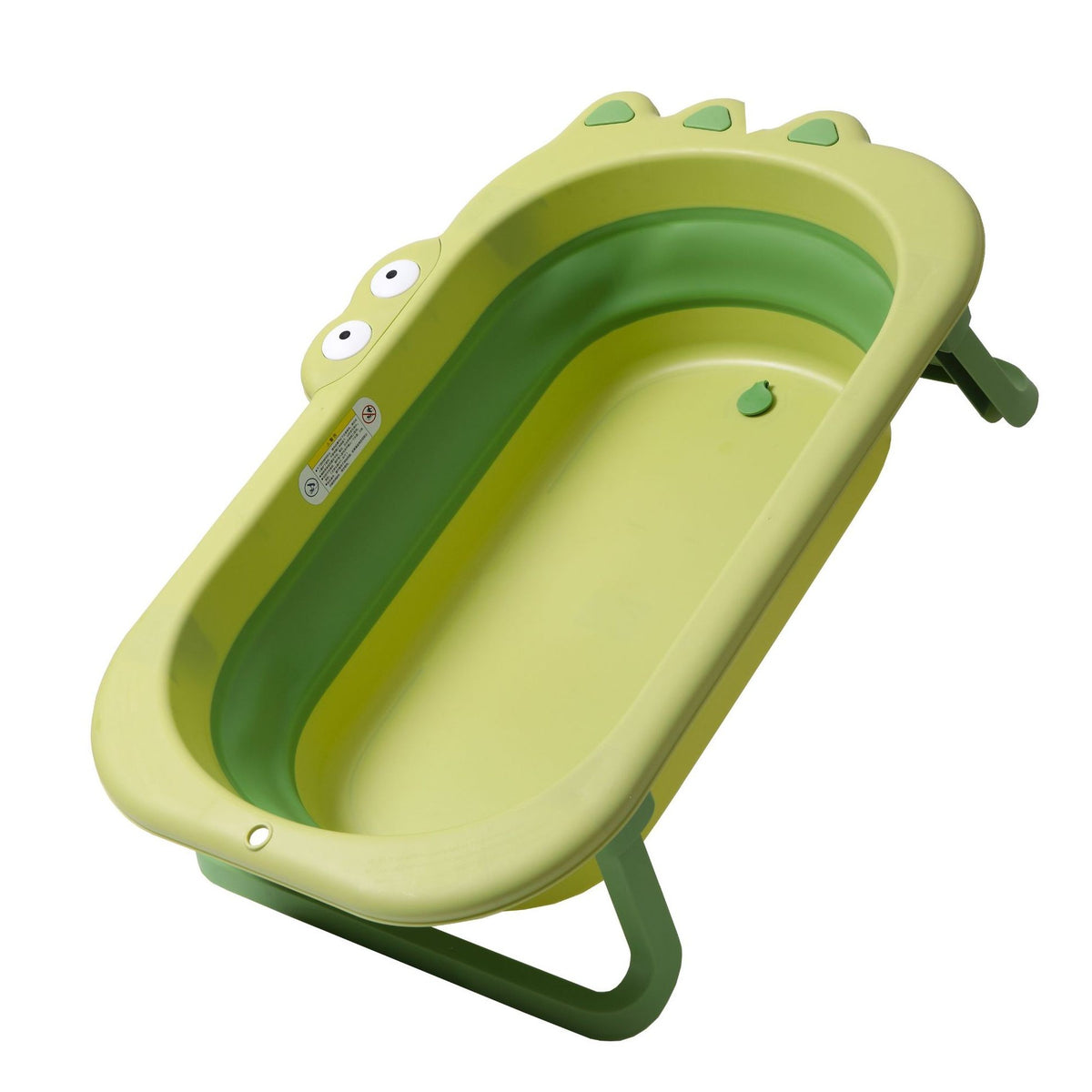 Cadă Pliabilă pentru Copii 0-6 Ani, Model Crocodil, PP+TPR, 80x54x21