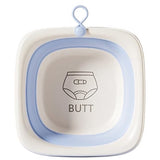 Cada Pliabila pentru Baie pentru Copii, Vivimall, Cadita pentru Bebelusi, Model Patrat pentru Fundulet, Albastru, 32x27.5x3.7 cm, 4 L - vivimall.ro