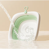 Cada Pliabila Pentru Baie Pentru Copii, Cadita Pentru Bebelusi, Model Patrat Pentru Picioare, Verde, 32X27.5X3.7 Cm, 4 L - vivimall.ro