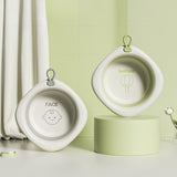 Cada Pliabila Pentru Baie Pentru Copii, Cadita Pentru Bebelusi, Model Romb Cu Balon, Verde, 31.5X31.5X3.5 Cm, 3L - vivimall.ro