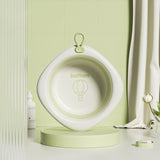 Cada Pliabila Pentru Baie Pentru Copii, Cadita Pentru Bebelusi, Model Romb Cu Balon, Verde, 31.5X31.5X3.5 Cm, 3L - vivimall.ro