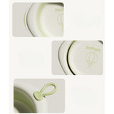 Cada Pliabila Pentru Baie Pentru Copii, Cadita Pentru Bebelusi, Model Romb Cu Balon, Verde, 31.5X31.5X3.5 Cm, 3L - vivimall.ro