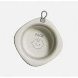 Cada Pliabila pentru Baie pentru Copii, Vivimall, Cadita pentru Bebelusi, Model Romb pentru Fata, Gri, 31.5x31.5x3.5 cm, 3L - vivimall.ro