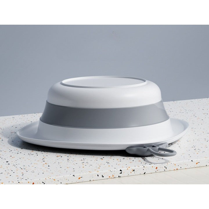 Cada Pliabila Pentru Baie Pentru Copii, Cadita Pentru Bebelusi, Model Romb Pentru Picioare Koala, Gri, 30X30X3.5 Cm, 4L - vivimall.ro