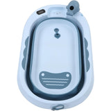 Cada De Baie, Pentru Copii 0 Luni - 6 Ani, Cu Termometru, Pliabila, Perna Suport Inclusa, Din Plastic, 81.5 X 49 X 21.5 Cm - vivimall.ro
