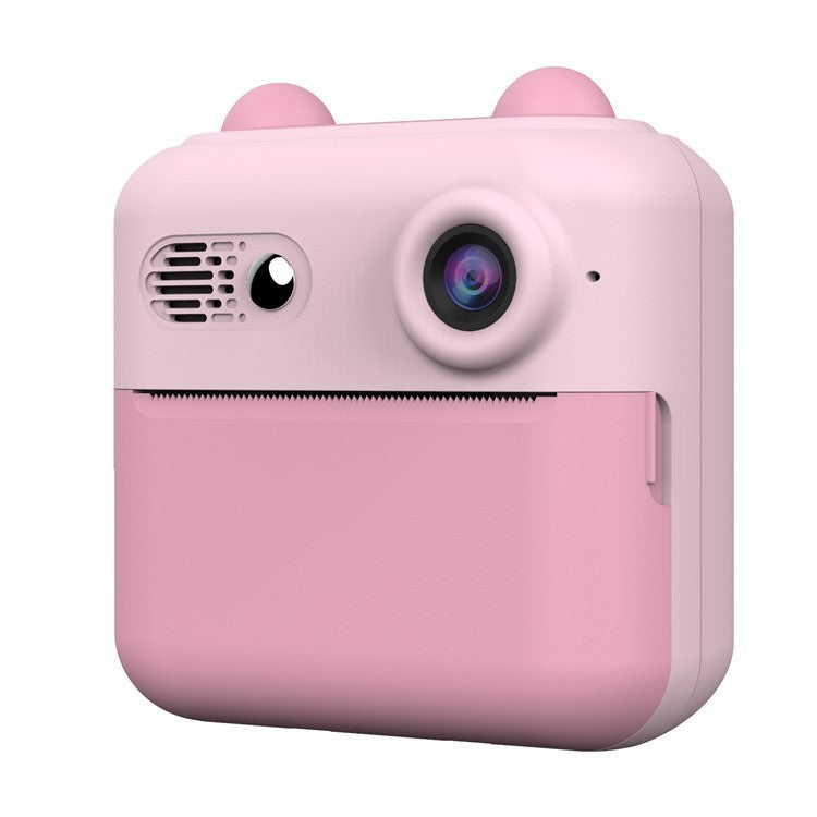 Camera Instantanee Pentru Copii, Cu Functie De Printare, Cablu Usb-C, Bluetooth, Compatibil Ios/Android, Imprimare App, Snur Subtire Inclus - vivimall.ro