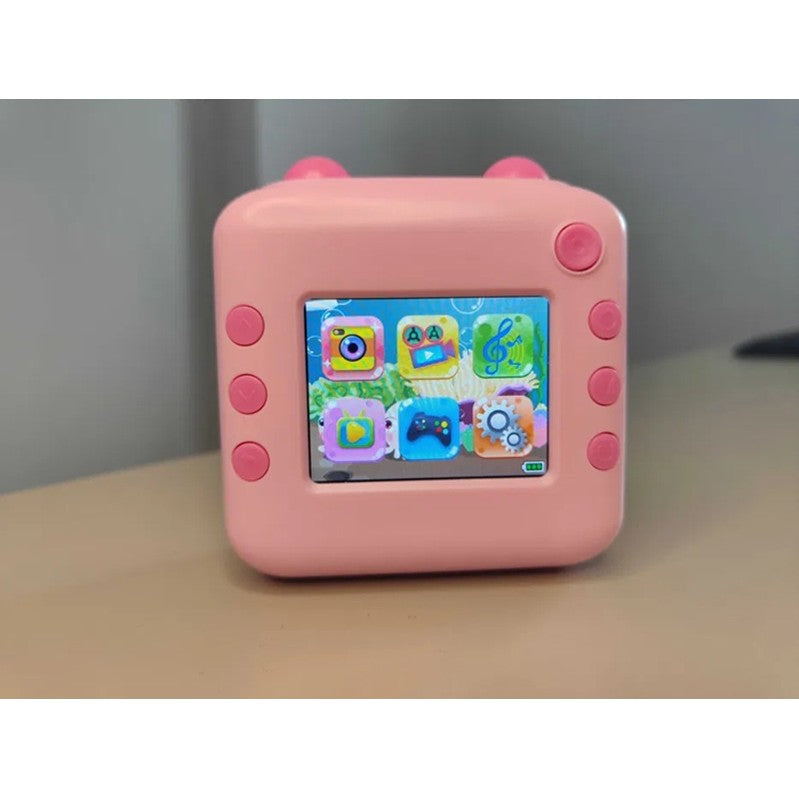 Camera Instantanee Pentru Copii, Cu Functie De Printare, Cablu Usb-C, Bluetooth, Compatibil Ios/Android, Imprimare App, Snur Subtire Inclus - vivimall.ro