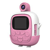 Camera Instantanee Pentru Copii, Cu Functie De Printare, Cablu Usb-C, Bluetooth, Compatibil Ios/Android, Camera Frontala + Selfie, Snur Inclus - vivimall.ro