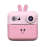 Camera Instantanee Pentru Copii, Cu Functie De Printare, Cablu Usb-C, Bluetooth, Compatibil Ios/Android, Imprimare App, Snur De Agatat Inclus - vivimall.ro