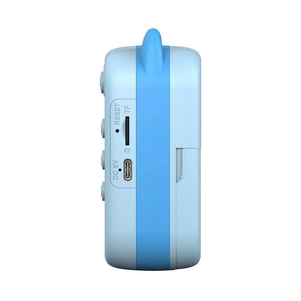 Camera Instantanee Pentru Copii, Cu Functie De Printare, Camera Frontala + Selfie, Cablu Usb-C, Bluetooth, Compatibil Ios/Android, Imprimare App - vivimall.ro