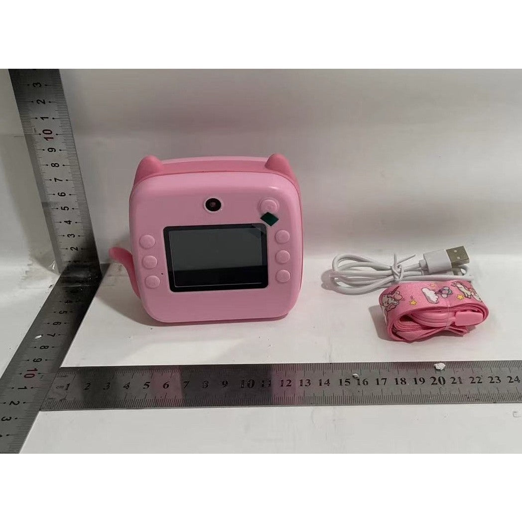 Camera Instantanee Pentru Copii, Cu Functie De Printare, Camera Frontala + Selfie, Cablu Usb-C, Bluetooth, Compatibil Ios/Android, Imprimare App - vivimall.ro