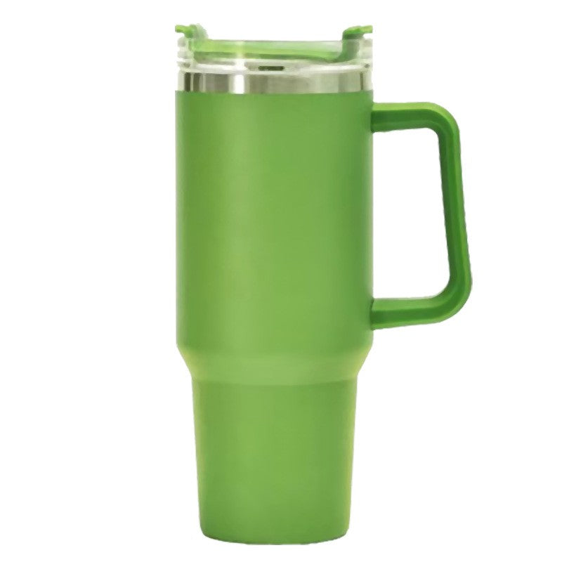 Cana Termos Din Plastic, Pentru Bauturi Calde Si Reci, Cu Maner, 9.9X9.9X27 Cm - vivimall.ro