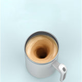 Cana Portabila Cu Mixer Incorporat, Pe Baterii, 380 Ml, Alb - vivimall.ro