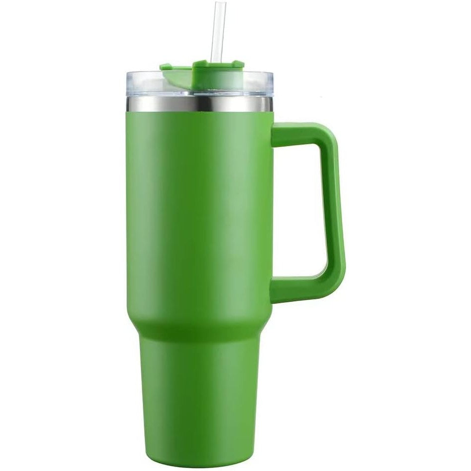 Cana Termos Din Plastic, Pentru Bauturi Calde Si Reci, Cu Maner, 9.9X9.9X27 Cm - vivimall.ro