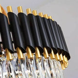Candelabru Cristal Versailles Petito 3Xe14, Diametru 30Cm, Lucios Si Negru - vivimall.ro