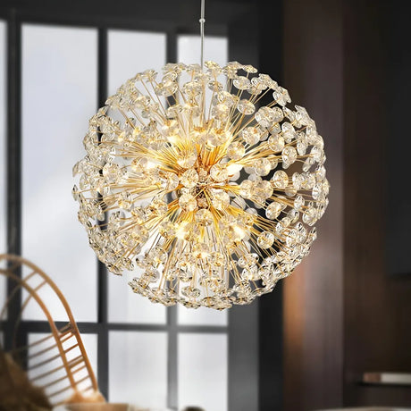Candelabru Cristal Minuet 9X G9, Diametru 50Cm, Lucios - vivimall.ro