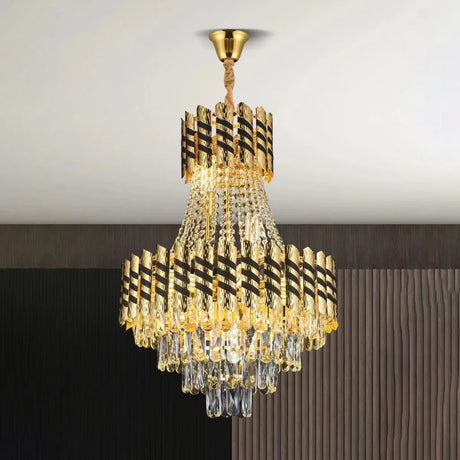 Candelabru Cristal 9Xe14 Nardo, 50 Cm Latime - vivimall.ro