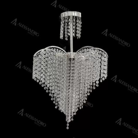 Candelabru Cristal Baylor 4X E27 Diametru 44Cm - vivimall.ro