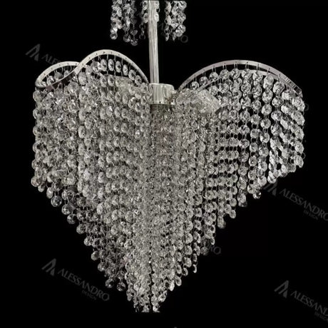 Candelabru Cristal Baylor 4X E27 Diametru 44Cm - vivimall.ro