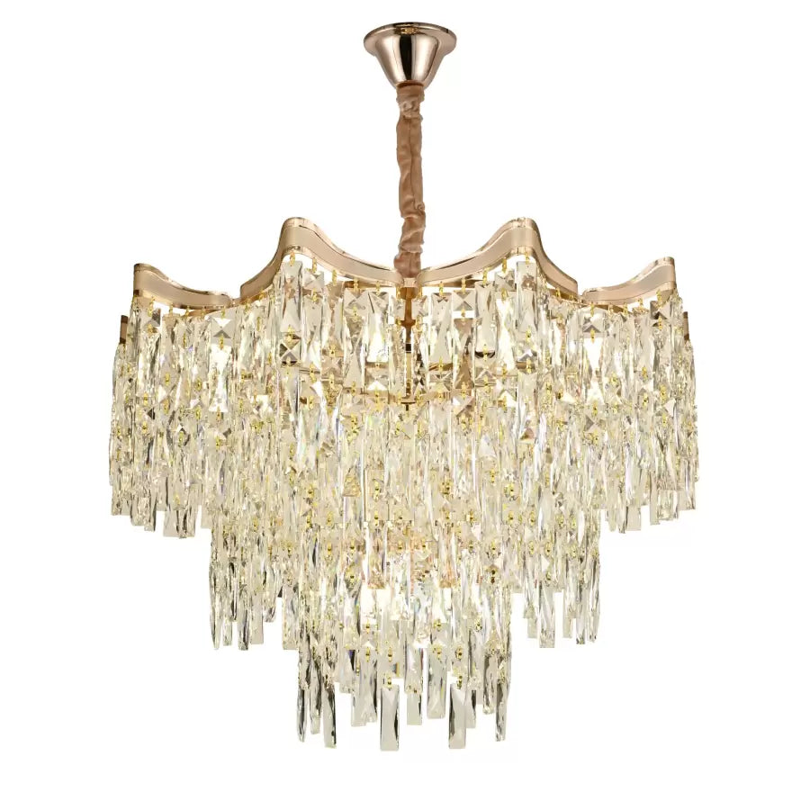Candelabru Cristal Bennett 10X E27 - vivimall.ro