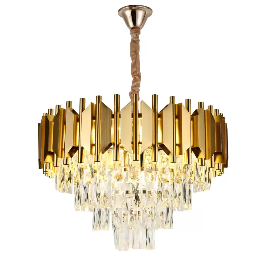 Candelabru Cristal Braxton 5X E27 - vivimall.ro