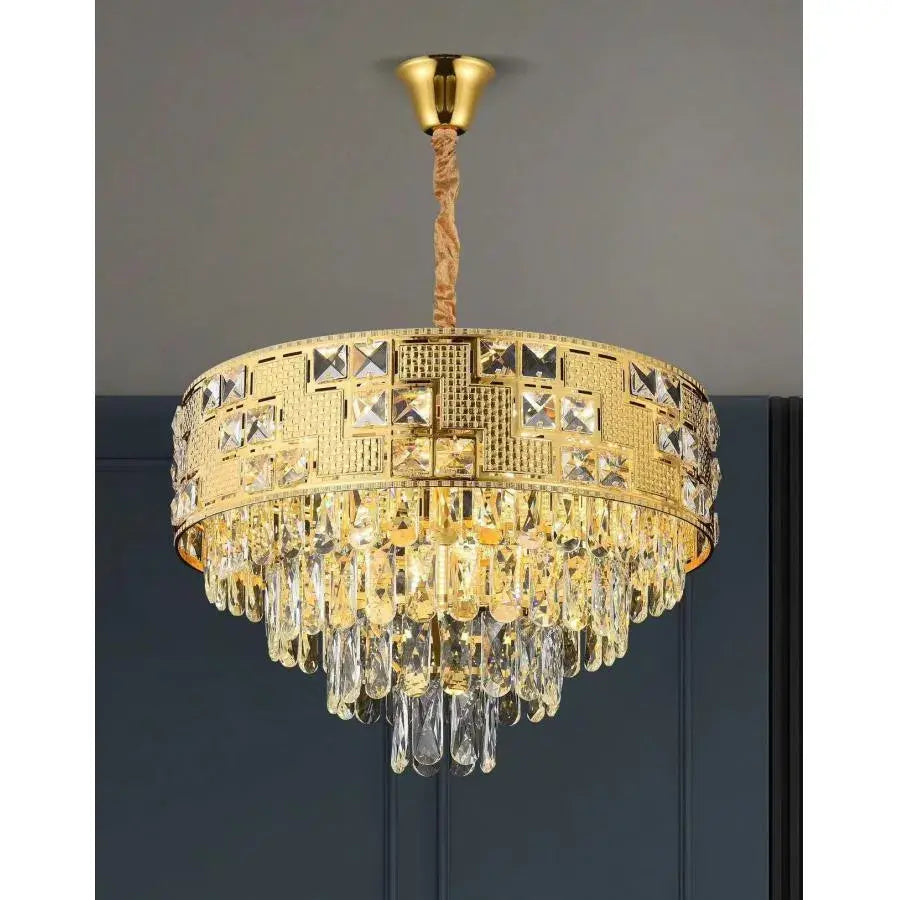 Candelabru Cristal Neuschwanstein Nobile 4Xe14, Diametru 40Cm - vivimall.ro