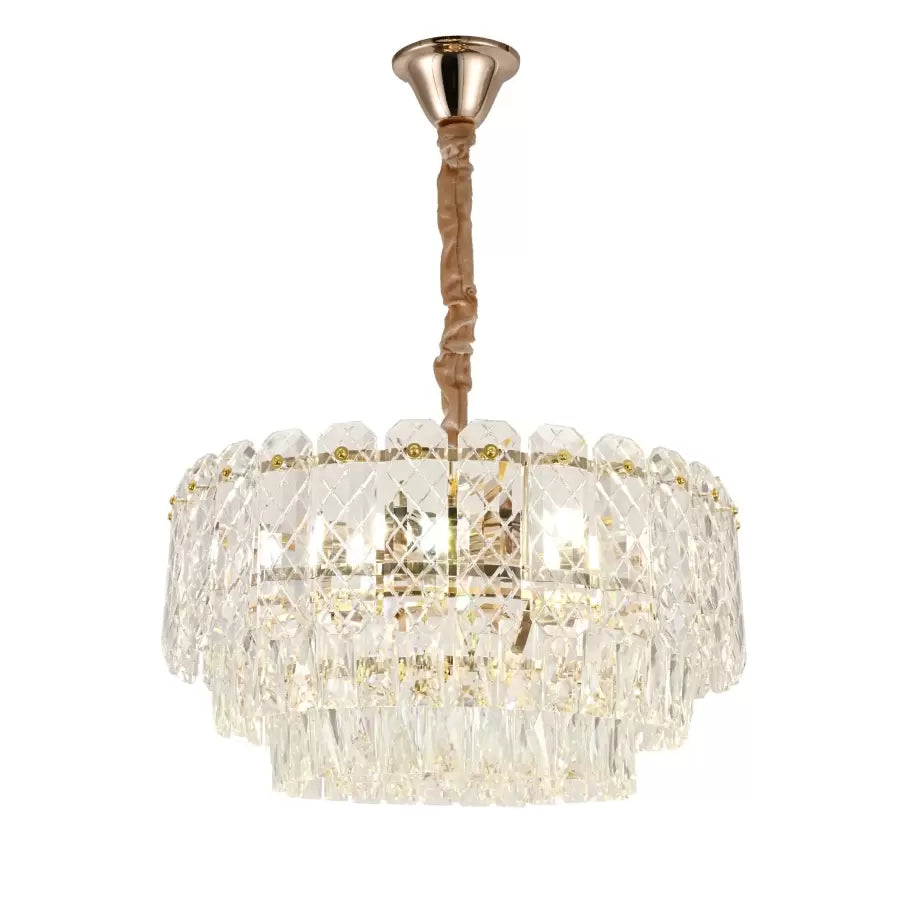 Candelabru Cristal Chase 6X E27 - vivimall.ro