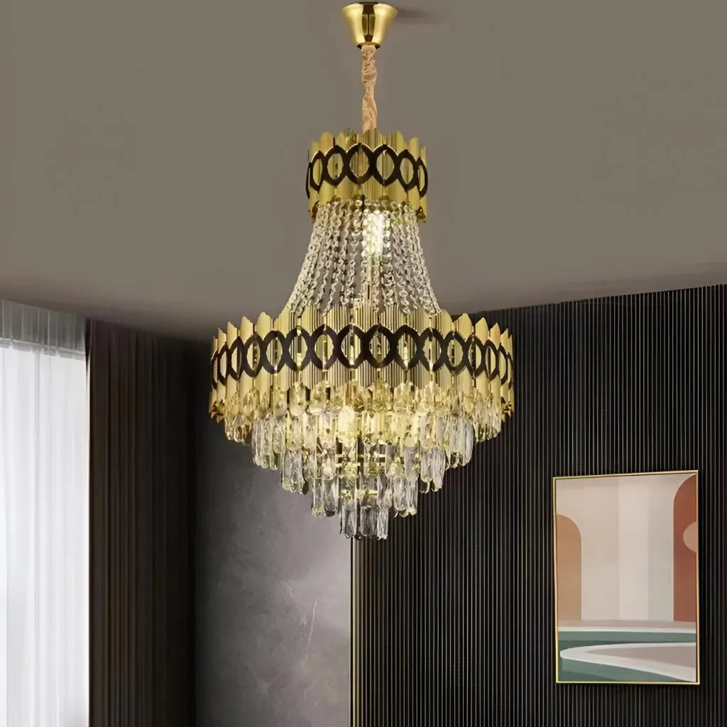 Candelabru Cristal Evangeline 9Xe14 - vivimall.ro