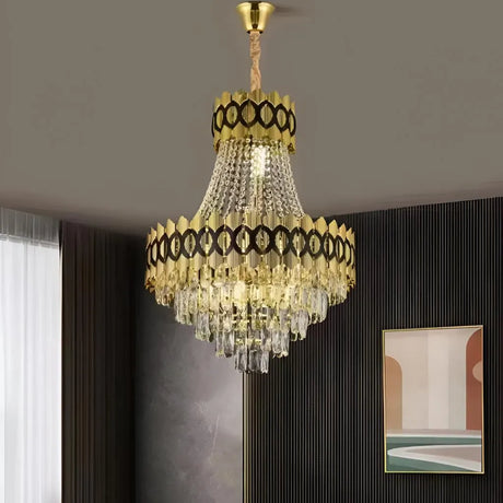 Candelabru Cristal Evangeline 9Xe14 - vivimall.ro
