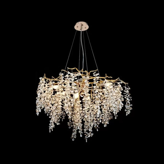 Candelabru Cristal Joaquin 8X E14 - vivimall.ro