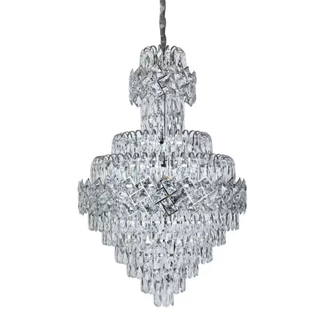 Candelabru Cristal Windsor Grande Supremo 14Xe14, Diametru, Crom Lucios - vivimall.ro