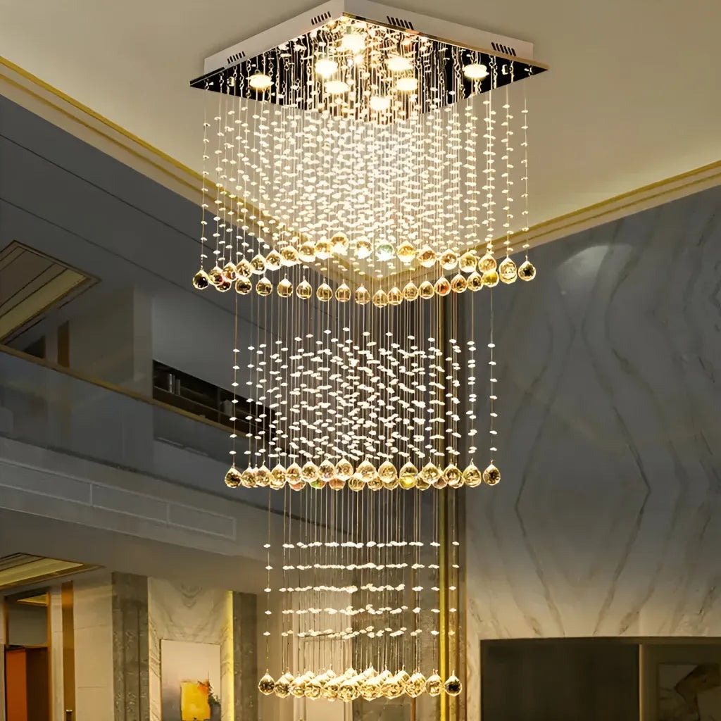 Candelabru Cristal Led Saturnino 50Cm - vivimall.ro
