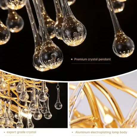 Candelabru Cristal Nathanael 7X G9 - vivimall.ro