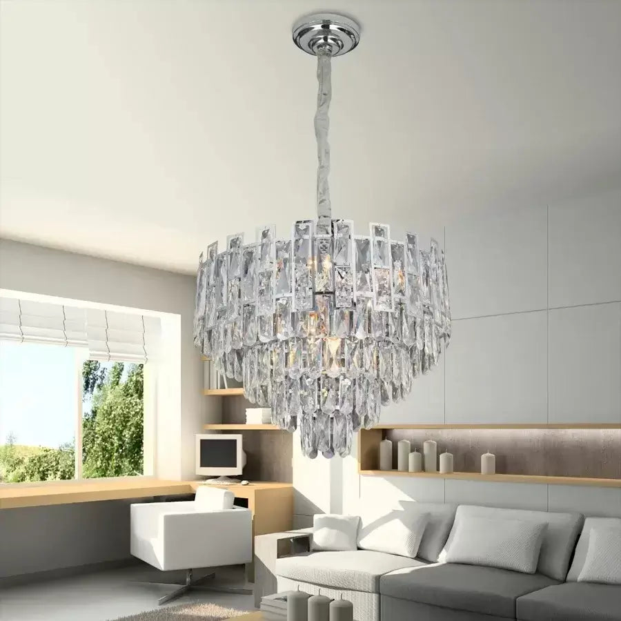 Candelabru Cristal Nelson 7X E27 - vivimall.ro