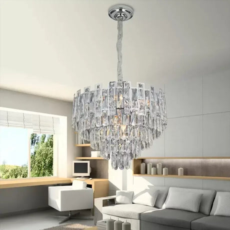 Candelabru Cristal Nelson 7X E27 - vivimall.ro