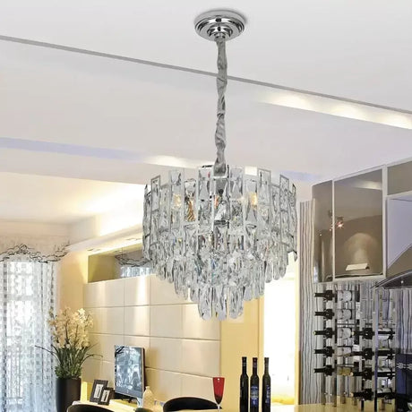 Candelabru Cristal Niklaus 4X E27 - vivimall.ro