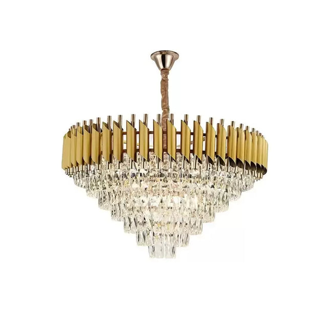 Candelabru Cristal Russell 12X E27 - vivimall.ro