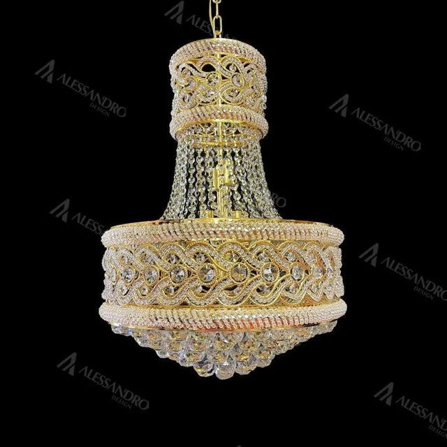 Candelabru Cristal Selim 14X E14 - vivimall.ro