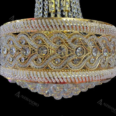Candelabru Cristal Selim 14X E14 - vivimall.ro