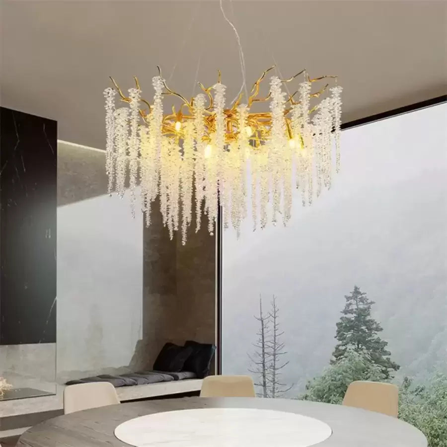 Candelabru Cristal Stephen 8X G9 - vivimall.ro