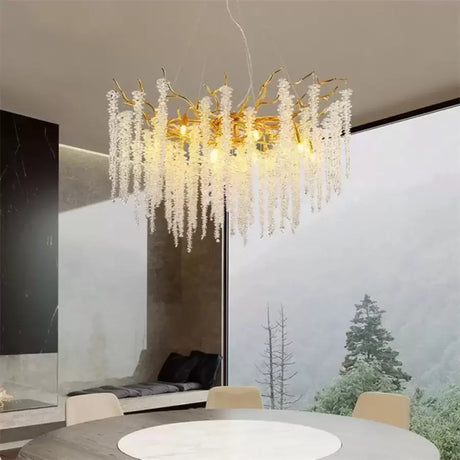 Candelabru Cristal Stephen 8X G9 - vivimall.ro