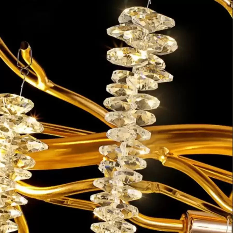 Candelabru Cristal Stephen 8X G9 - vivimall.ro