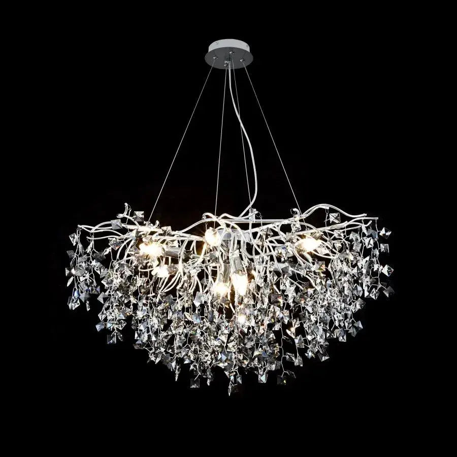 Candelabru Cu Cristal Connan 6Xe14 - vivimall.ro