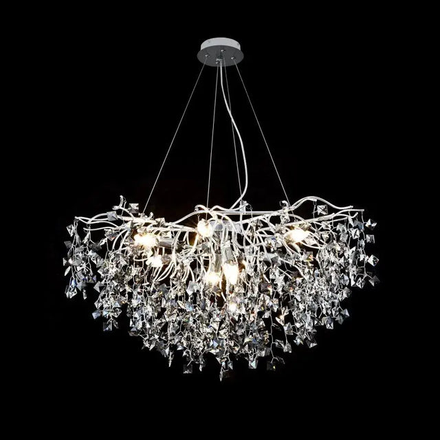 Candelabru Cu Cristal Connan 6Xe14 - vivimall.ro